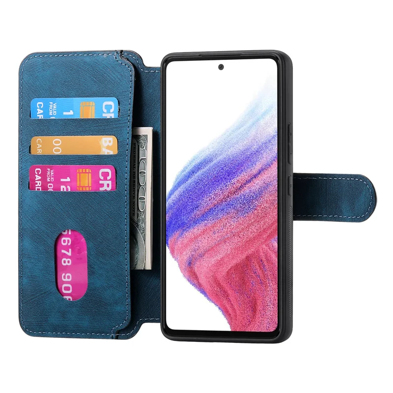 Load image into Gallery viewer, [Magsafe Compatible][Detachable] Samsung Galaxy S25 Edge (SM-S937) - Leather Flip Shockproof Wallet Series Case With Card Slot
