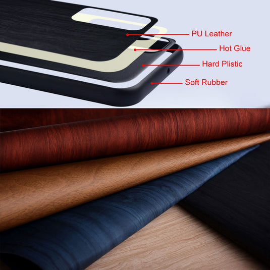 [Magsafe Compatible] Motorola Moto Edge 60/Fusion/Pro - Ultra-Thin Wood Texture Shockproof Protective Case