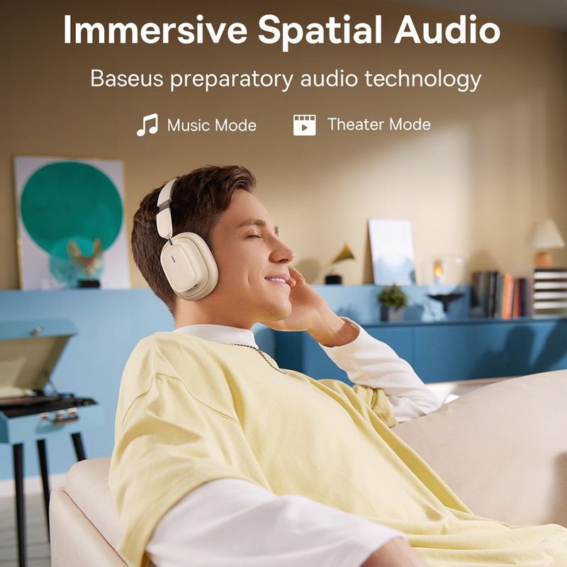 Load image into Gallery viewer, Baseus Bowie H1i Noise-Cancellation Wireless Headphones (A00050402113-00/A00050402223-00/A00050402633-00)
