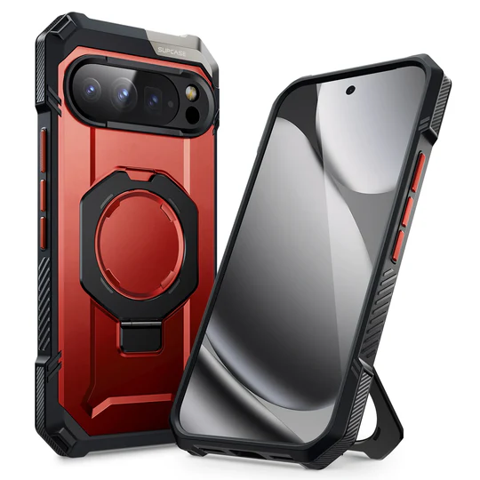 Load image into Gallery viewer, Google Pixel 10 Pro XL SUPCASE Strong Magneti Kickstand TPU Airbag Transparent Protective Case
