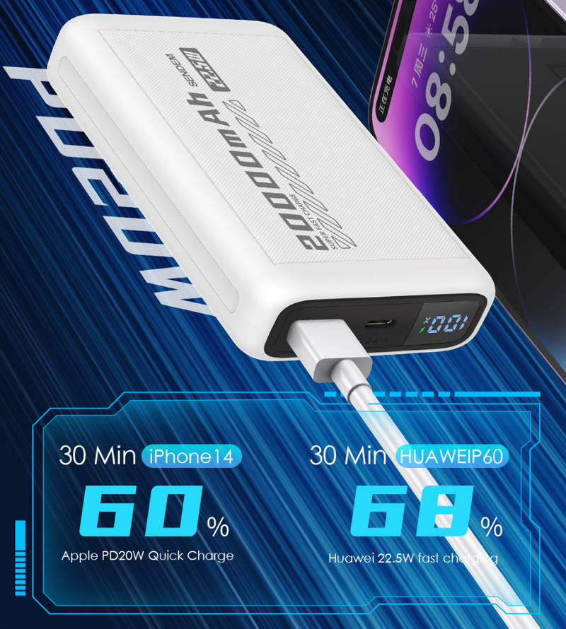 Load image into Gallery viewer, SENDEM 22.5W+PD20W Fast Charging Power Bank (SENDPH82WH)
