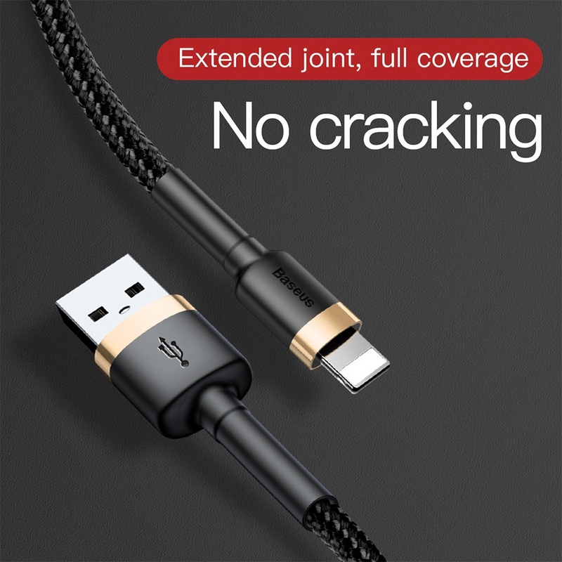 Load image into Gallery viewer, Baseus Cafule Fast Charge USB Data Charging Cable for iPhone 2M
