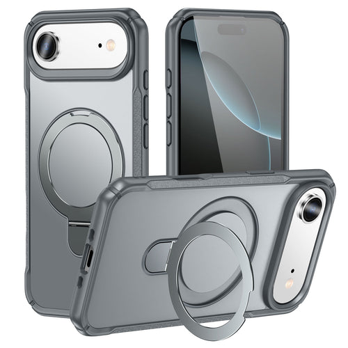 [Magsafe Compatible] Apple iPhone 17 Air 360 Degree Rotating Stand Shockproof Case