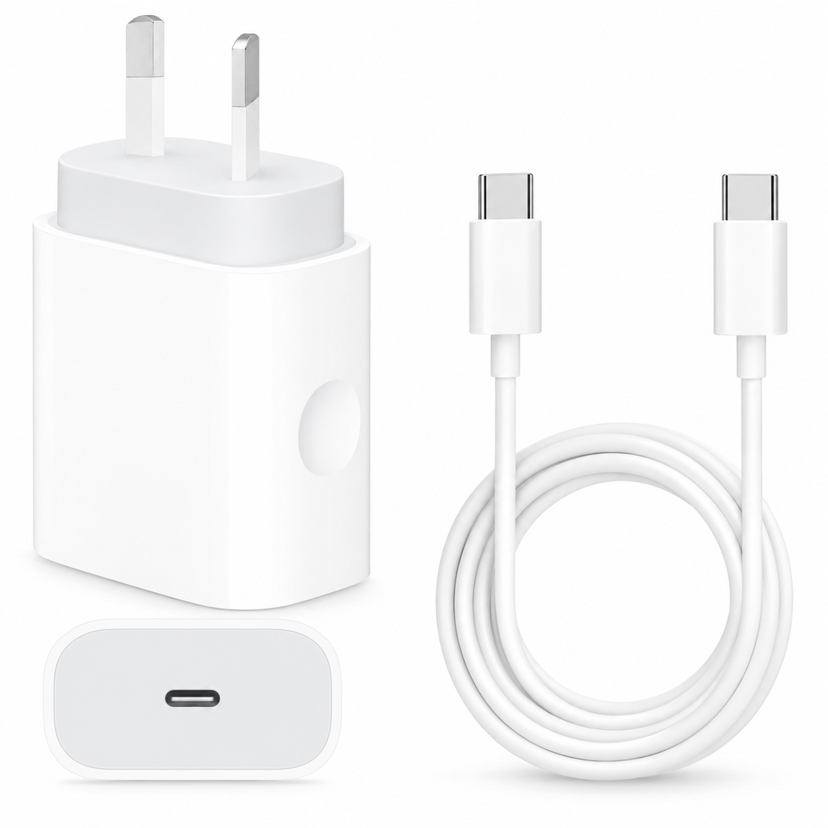iPhone 18 17 16 15 & iPad Type-C USB C PD Wall Charger & Cable Bundle Kit