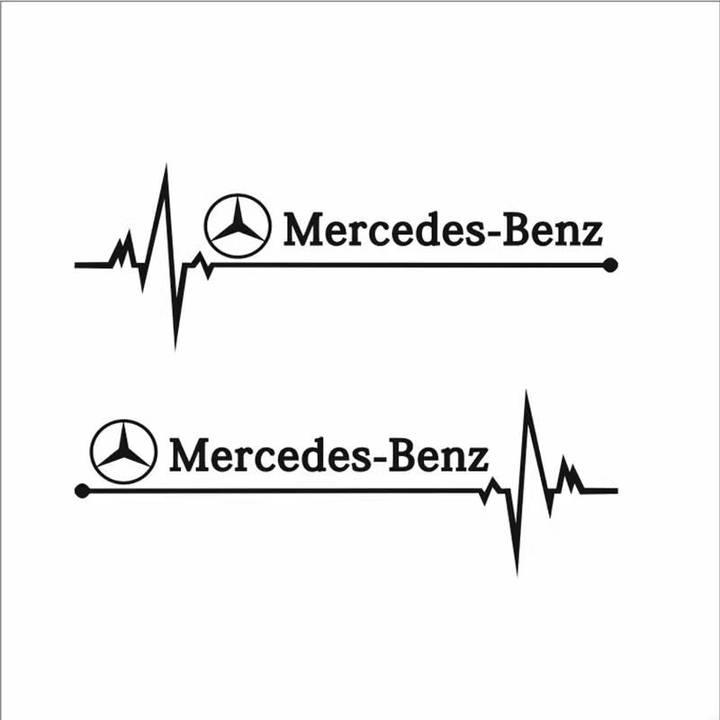 Load image into Gallery viewer, Mercedes-Benz Sport Style Rear Window &amp; Quarter Window Decal Sticker for A/B/C/E/GLA/GLC/CLS
