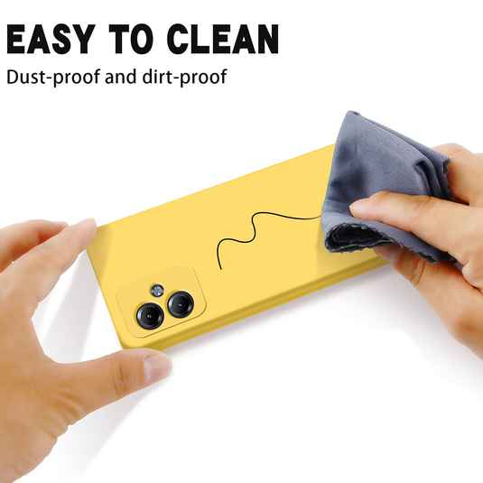 [With Lanyard] Motorola Moto G86/Power - Minimalist Liquid Silicone Shockproof Case