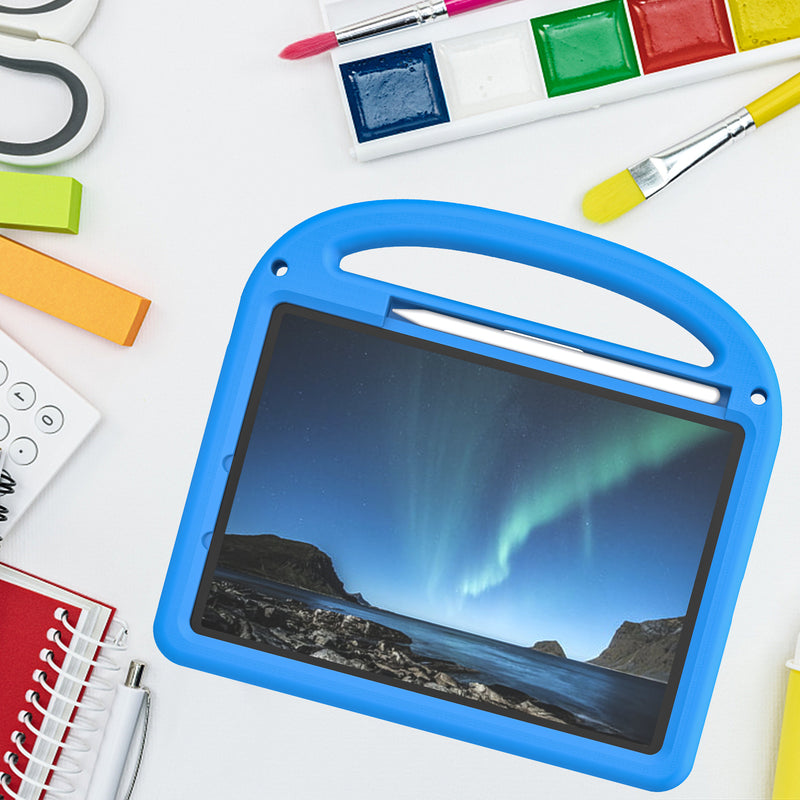 Load image into Gallery viewer, [Built-in Pen Slot][With Shoulder Strap] Apple iPad Air 11-inch M2/3 (2024/2025) Cartoon Kids Shockproof Protective Case
