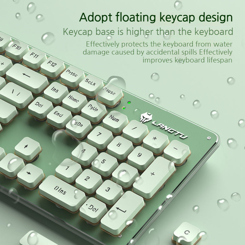 Load image into Gallery viewer, LANGTU L1 Mechanical Wireless Backlit Bluetooth Keyboard for Gaming &amp; Office
