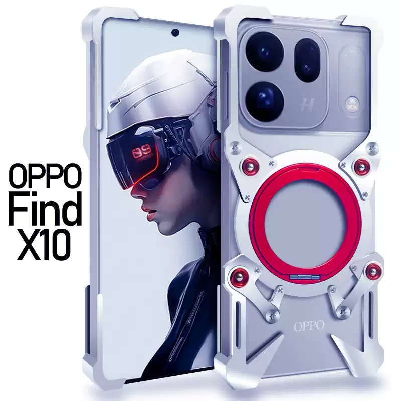Load image into Gallery viewer, [With 360° Rotating Stand] OPPO Find X10/Pro Max/X10 E - Aluminum Alloy Metal Frame Shockproof Case - i-Station Mobile Phone &amp; Electronic Device Repair and Accessories
