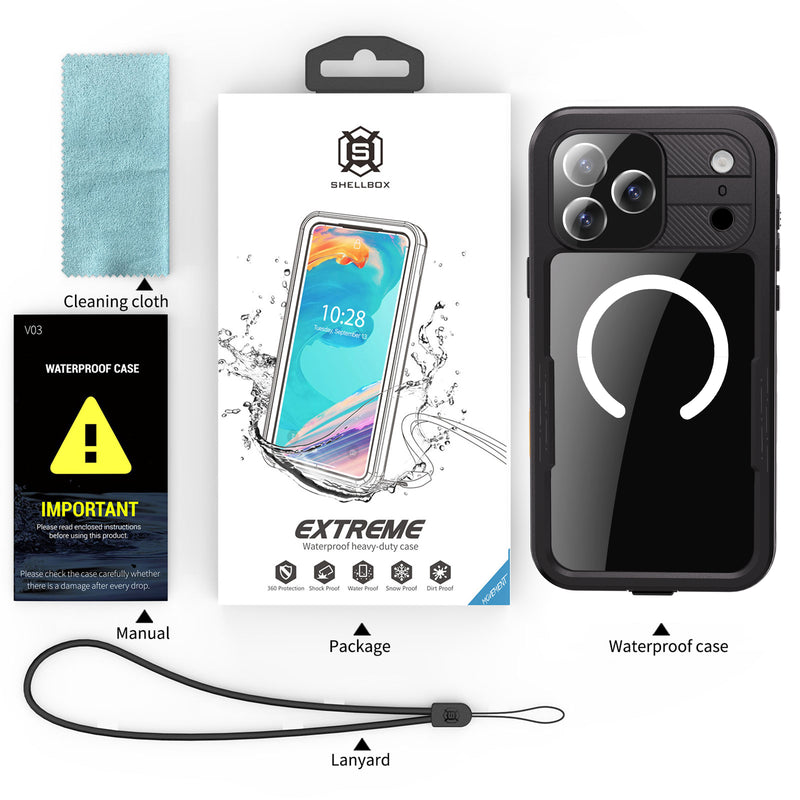 Load image into Gallery viewer, [Magsafe Compatible] [Mars Series] Apple iPhone 17/Air/Pro/Pro Max Shellbox Full Covered Waterproof Heavy Duty Tough Armor Case
