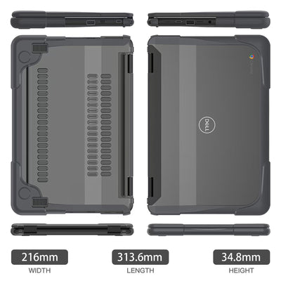 Dell Chromebook 11 11.6‘’ (3100/3110) Matte Transparent Cooling Stand and Shockproof Case - i-Station Mobile Phone & Electronic Device Repair and Accessories