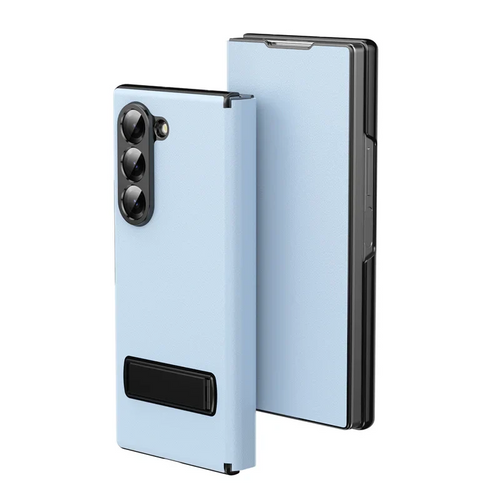 [Built-in Kickstand] Samsung Galaxy Z Fold7 (SM-F966) - Premium Leather Shockproof Case