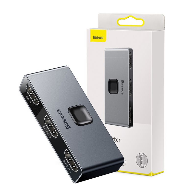 Load image into Gallery viewer, Baseus Matrix HDMI Bidirectional Switcher - Space Gray - i-Station Mobile Phone &amp; Electronic Device Repair and Accessories
