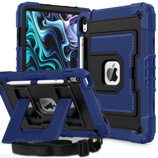 [Built-in Stand] Apple iPad 7/8/9 10.2'' 7/8/9th Gen (2019/2020/2021) - Military Grade Rugged Shockproof Case