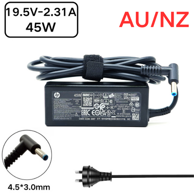 [19.5V-2.31A/45W][4.5x3.0 Blue Tip]  HP Pavilion 11 13 15 & HP Elitebook Folio Laptop AC Power Supply Adapter Charger - i-Station Mobile Phone & Electronic Device Repair and Accessories