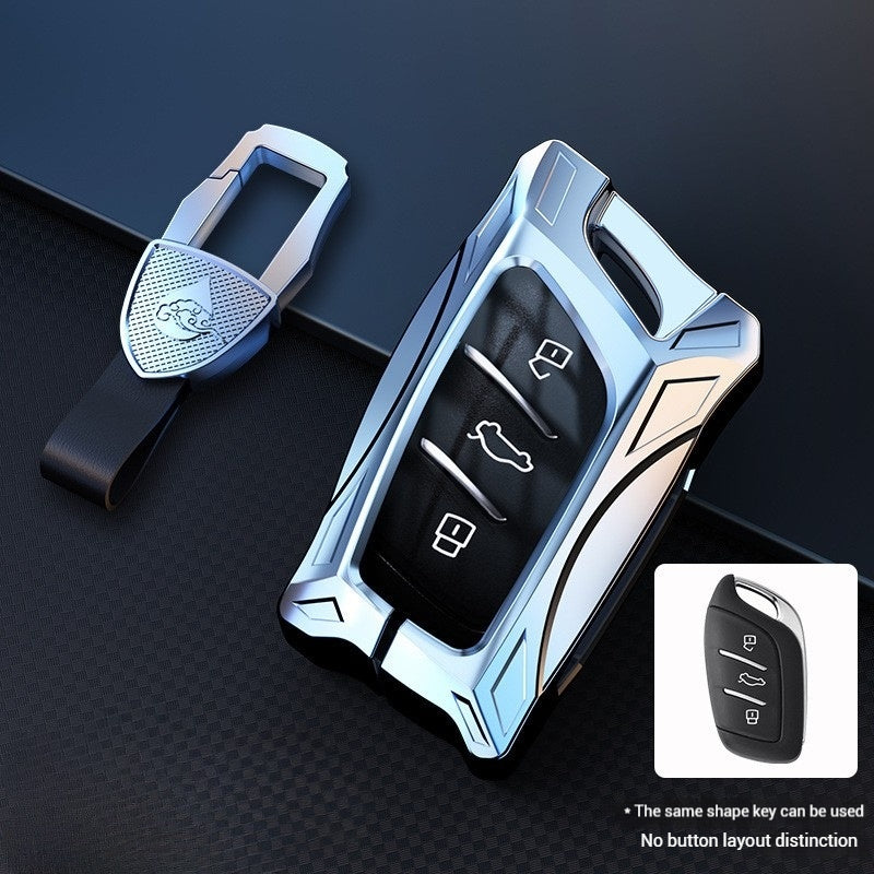 Load image into Gallery viewer, Roewe Mecha Series Zinc Alloy Car Key Fob Case Cover For  RX3, RX5, RX5 Plus, RX5 Max, ERX5, D7, iMAX8, i6, Ei6
