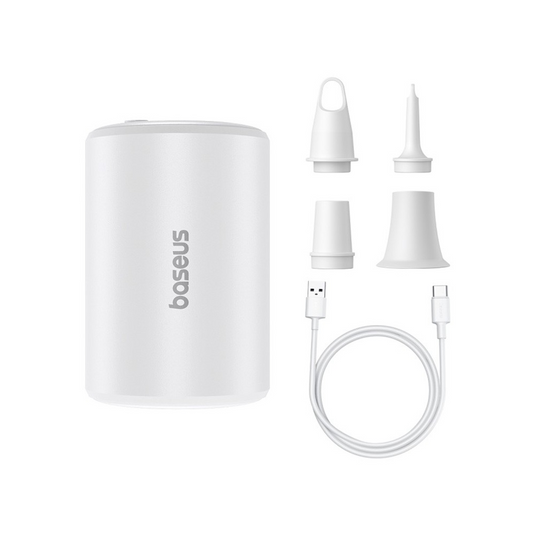 Baseus PocketGo Pro Series Portable Air Pump-Stellar White - i-Station Mobile Phone & Electronic Device Repair and Accessories