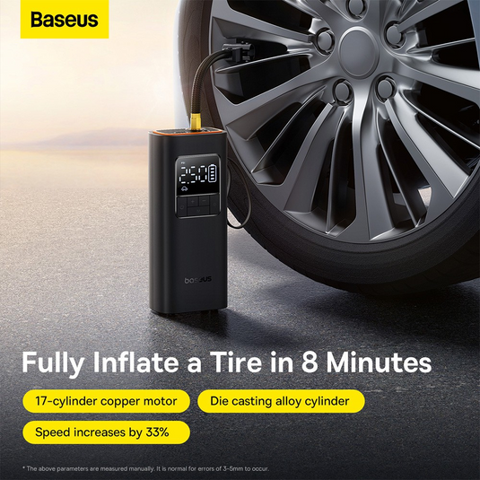 Baseus Super Mini Pro Series Wireless Car Inflator - Cluster Black