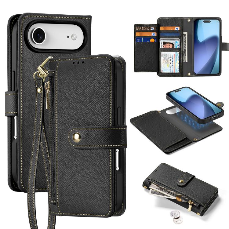 Load image into Gallery viewer, [Detachable][Magsafe Compatible] Apple iPhone 17/Air/Pro/Pro Max Multi-functional Leather Wallet Case With Card Slot

