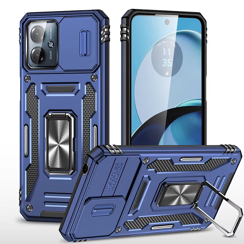 Load image into Gallery viewer, [Built-in Stand]  Motorola Moto G14 Full-Coverage Shockproof Anti-Slip Essentials Series Case
