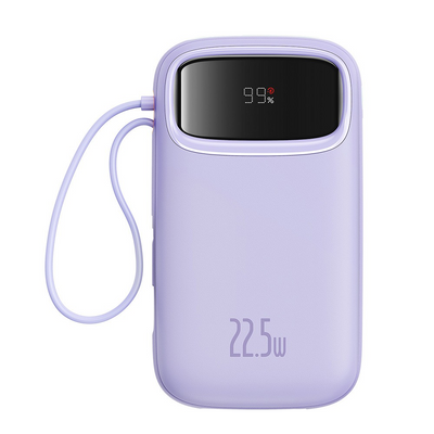 Baseus Qpow2 Dual-Cable Digital Display Fast Charge Power Bank 10000mAh 22.5W - i-Station Mobile Phone & Electronic Device Repair and Accessories