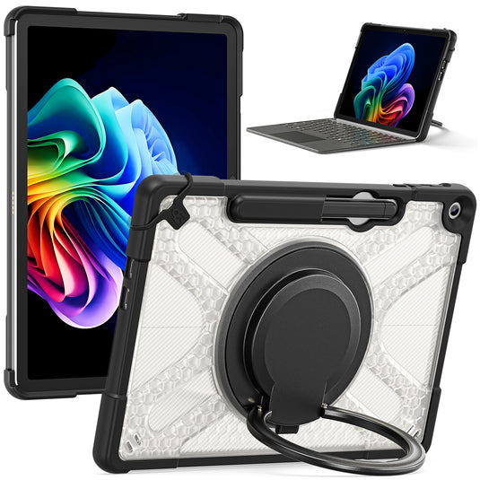 Microsoft Surface Pro 12 (2025) - 360 Degree Rotate Shockproof Heavy Duty Tough Stand Case Cover With Pen Holder