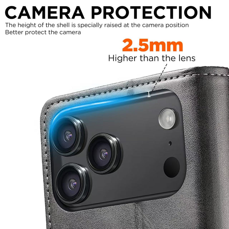 Load image into Gallery viewer, [With Card Slot] Apple iPhone 18 Pro / Pro Max Leather Flip Shockproof Wallet Series Case
