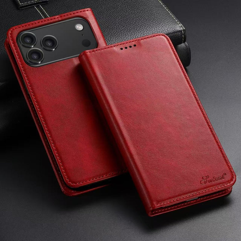 Load image into Gallery viewer, [With Card Slot] Apple iPhone 18 Pro / Pro Max Leather Flip Shockproof Wallet Series Case
