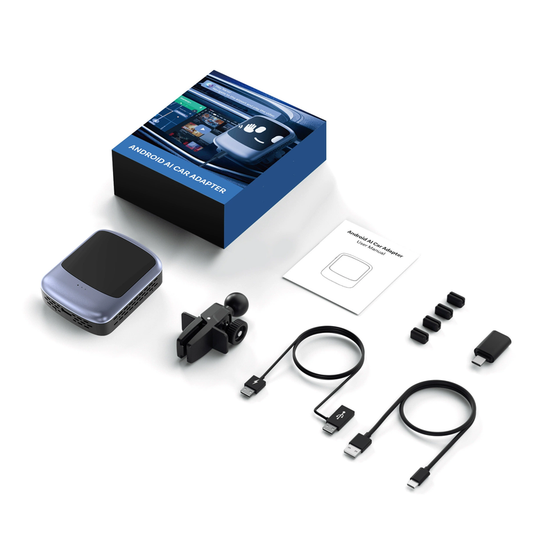 Load image into Gallery viewer, Ottocast Wireless CarPlay AI Box Nano – Android 13, 8GB+128GB, Streaming, Voice Assistant, SIM/SD, Split-Screen, Android Auto
