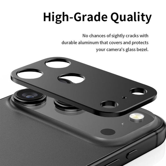 Apple iPhone 17/Air/Pro/Max Matte Metal Hollow Camera Lens Cover