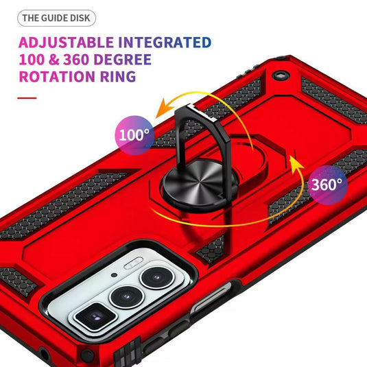 [Built-in Ring Bracket] Motorola Moto Edge S Pro Anti-slip Protective Hard Heavy Duty Series Case