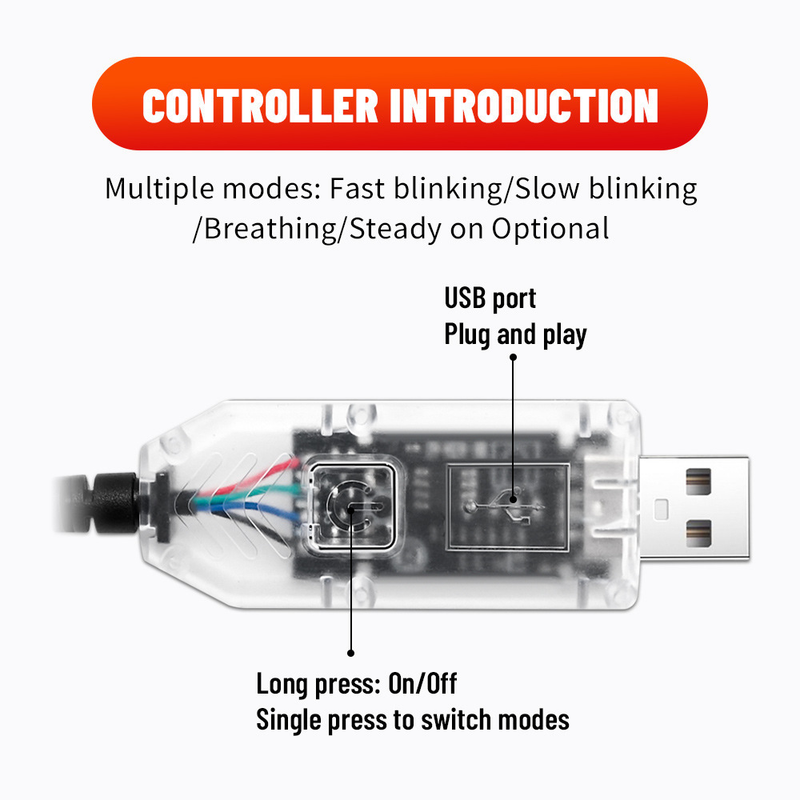 Load image into Gallery viewer, LED Demon Eye USB Wireless Car Ambient Light / Cool Car Decoration Lamp - i-Station Mobile Phone &amp; Electronic Device Repair and Accessories
