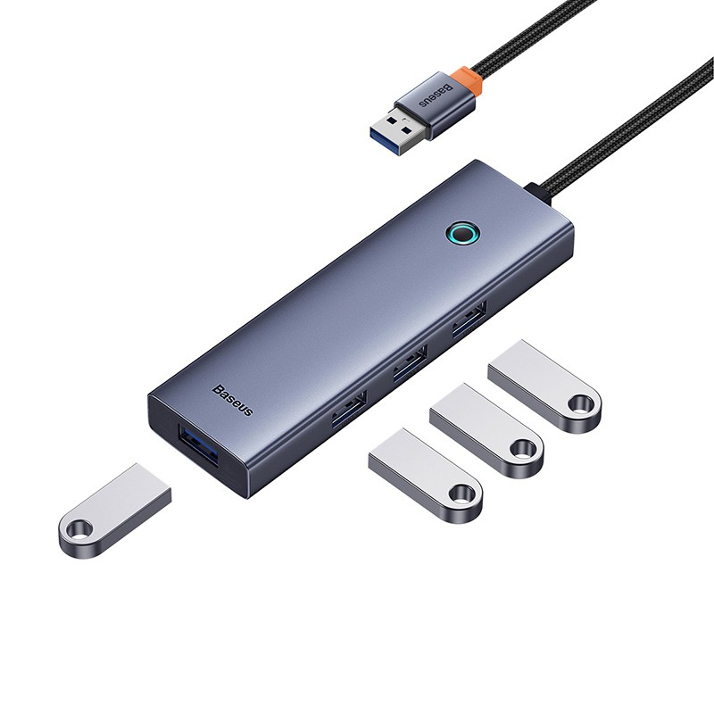Load image into Gallery viewer, Baseus Flite Series 4-Port HUB Docking Station (USB-A to to USB3.0*4) - i-Station Mobile Phone &amp; Electronic Device Repair and Accessories
