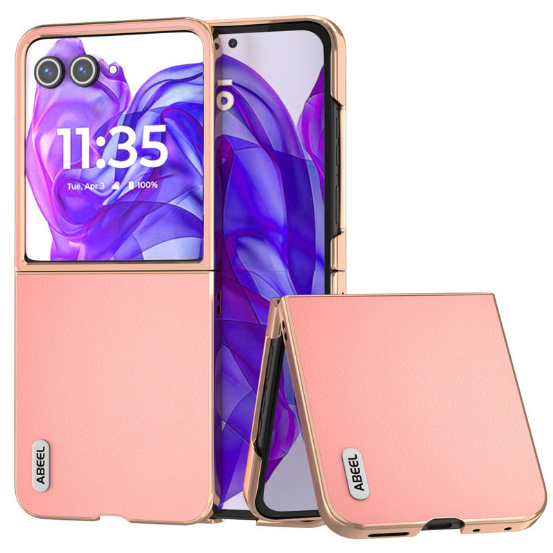 Load image into Gallery viewer, Motorola Moto Razr 50/Ultra Leather Shockproof Protective Case
