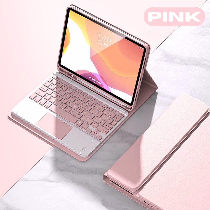 Load image into Gallery viewer, Apple iPad Pro 11-inch 1st/2nd/3rd/4/5th Gen (2018/2020/2021/2022/2024) Smart Wireless Keyboard Flip Case With Backlit

