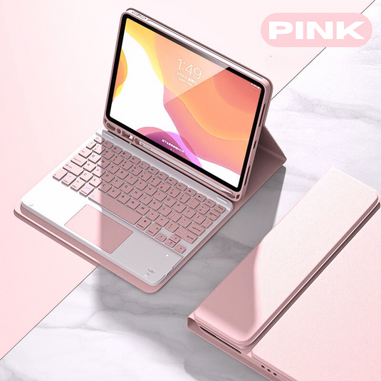 Apple iPad Pro 11-inch 1st/2nd/3rd/4/5th Gen (2018/2020/2021/2022/2024) Smart Wireless Keyboard Flip Case With Backlit