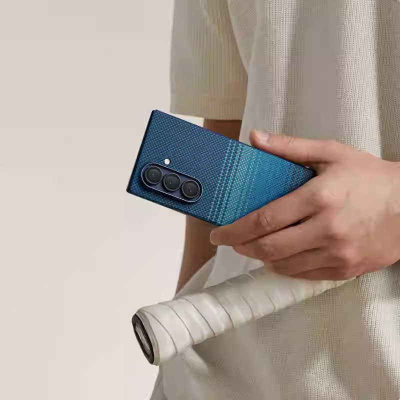 Load image into Gallery viewer, [Magsafe Compatible] Samsung Galaxy Z Fold 7 PITAKA Ultra-Thin Aramid Fiber Kevlar Woven Case
