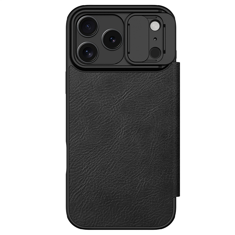 Load image into Gallery viewer, [Built-in Lens Cover][With Card Slot] Apple iPhone 17 Pro/Pro Max NILLKIN Flip Cover Full-body Shockproof Case

