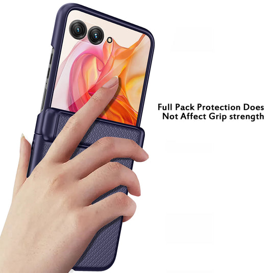 Motorola Moto Razr 50/Ultra Hinge Grid Shockproof Protective Case