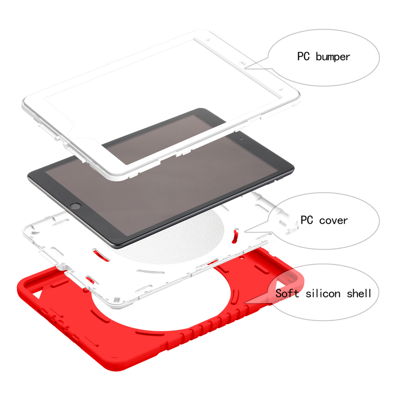 Load image into Gallery viewer, [Built-in Rotating Stand] Samsung Galaxy Tab A8 10.5&quot; (X200/X205) Silicone Full-cover Children&#39;s Shockproof Case
