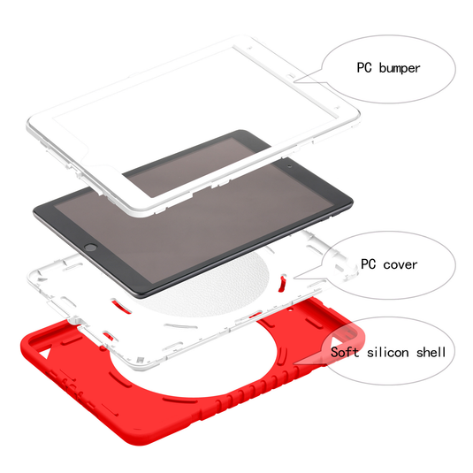 [Built-in Rotating Stand] Samsung Galaxy Tab A8 10.5" (X200/X205) Silicone Full-cover Children's Shockproof Case