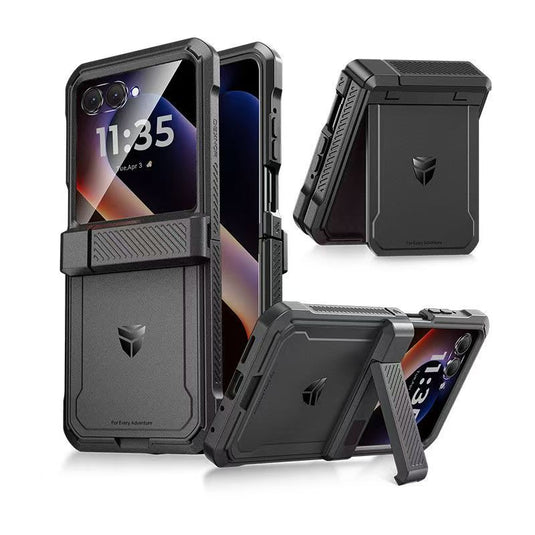 [Dual Kickstands] Motorola Moto Razr 60 - Dexnor Military-Grade Magnetic Case With Shockproof Hinge Cover