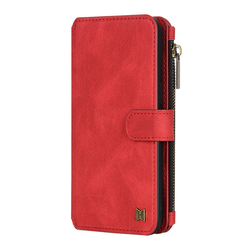 Load image into Gallery viewer, [Detachable][With Card Slot] Apple iPhone 15/Plus/Pro/Pro Max Multi-functional Leather Folding Shockproof Wallet Series Case
