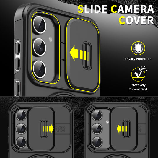 [Built-in Kickstand] Samsung Galaxy A17 (SM-A176) - Rugged Shockproof Heavy Duty Series Case