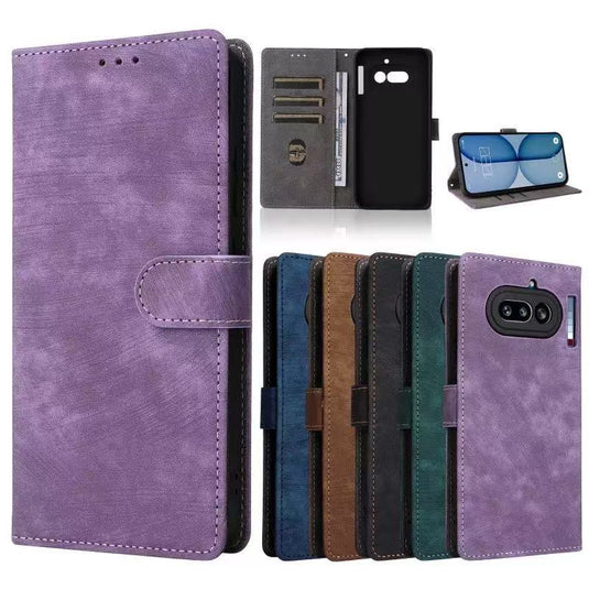 [With Card Slot][With Lanyard] Nothing Phone (4b) Multi Functional Buckle Flap Wallet Series Case