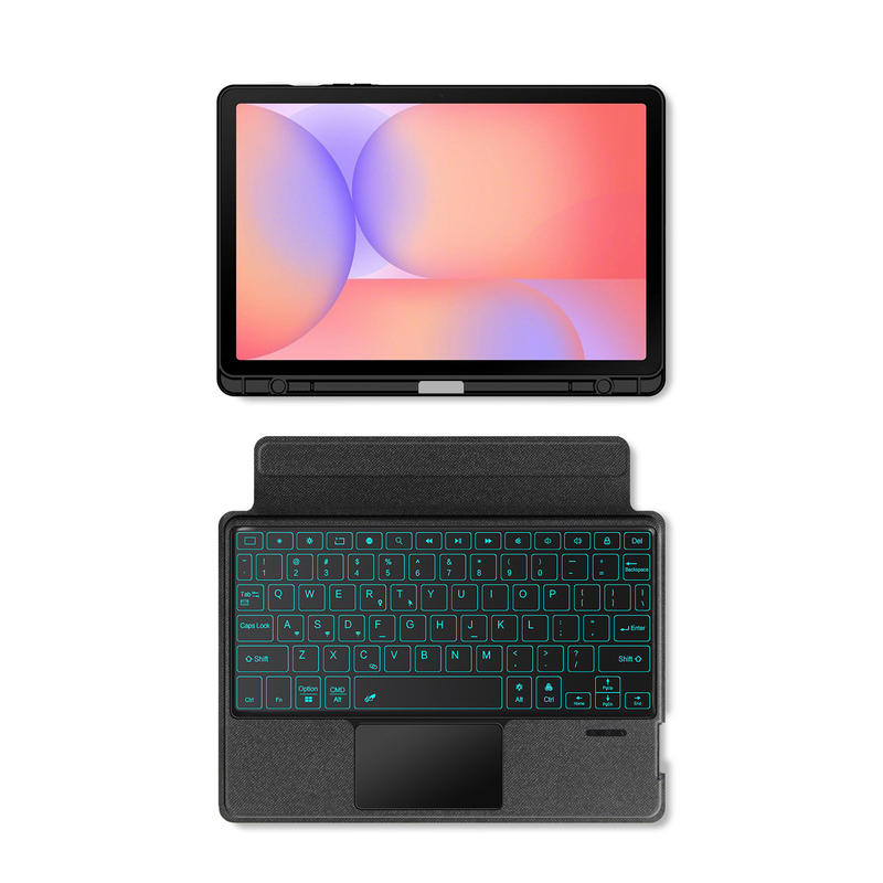 Load image into Gallery viewer, [Detachable] Samsung Galaxy Tab S11 11&quot; (2025) Smart Trackpad Blutooth Wireless Keyboard Case With RGB Backlit
