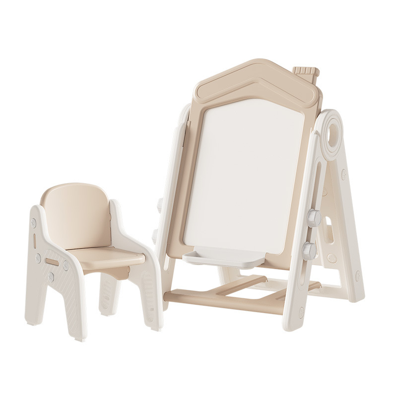 Load image into Gallery viewer, Kids Multifunction Magnetic Learning Easel with Chair – Drawing, Building Blocks &amp; Educational Activity Board - i-Station Mobile Phone &amp; Electronic Device Repair and Accessories
