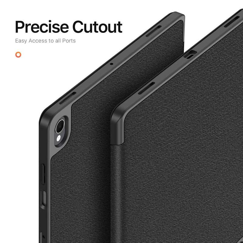 Load image into Gallery viewer, [With Pen Slot] Samsung Galaxy Tab S12 Plus (2026) 12.4" Premium PU Fabric Texture Shockproof Case
