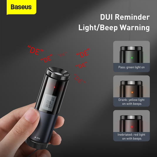 Baseus CRCX-01 Digital Alcohol Tester Black - i-Station Mobile Phone & Electronic Device Repair and Accessories