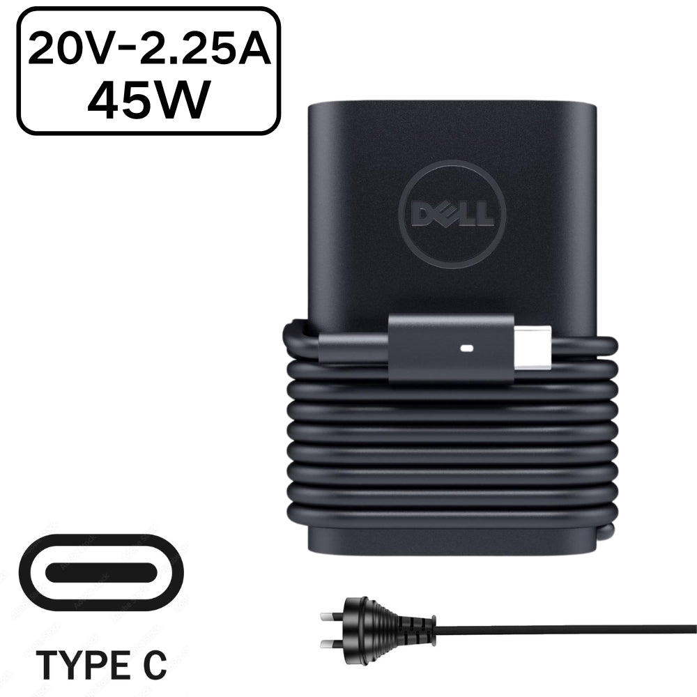 [20V-2.25A/45W][Type-C] Dell Chromebook Latitude Vostro Laptop AC Wall Travel Charger Travel Adapter - i-Station Mobile Phone & Electronic Device Repair and Accessories